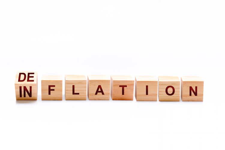 Turning the dice and changing the word DEFLATION to INFLATION