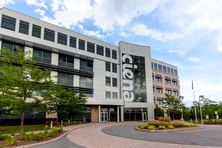 Ciena Canada office building in Ottawa on August 8, 2020.