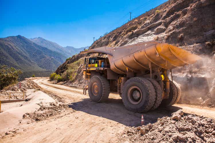 Mining Truck on the road