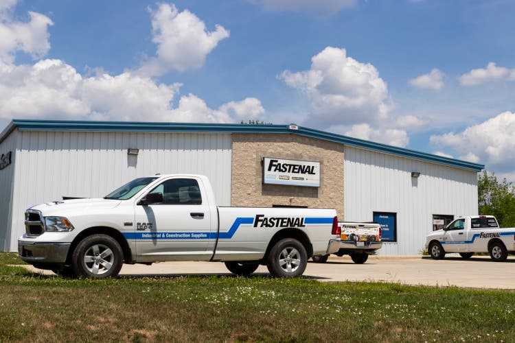 Fastenal industrial products and services distributor. Fastenal has retail stores in every US state.