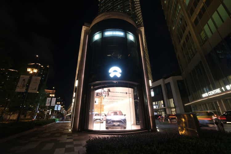 NIO store at HKRI Taikoo Hui in Shanghai