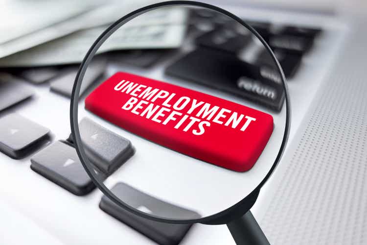 Searching unemployment benefits online