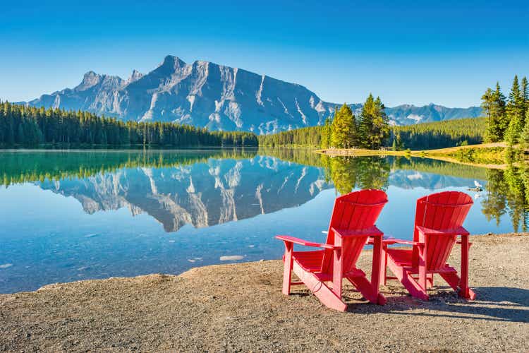 Tranquil Landscape Banff National Park Alberta Canada