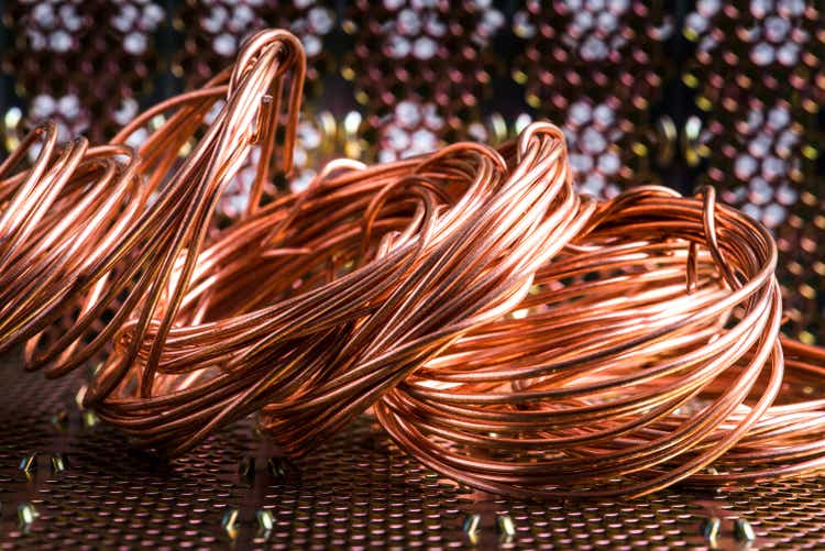 Copper wire raw materials and metals