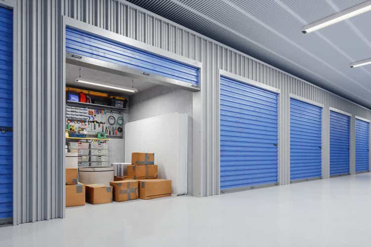 Storage Containers And Blankets In Warehouse High-Res Stock Photo - Getty  Images