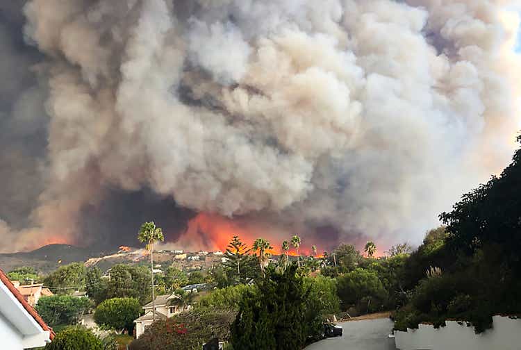 Fire is coming Woolsey fire November 2018 Malibu ca