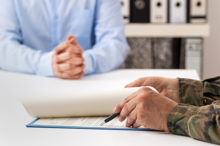 filling the paperwork