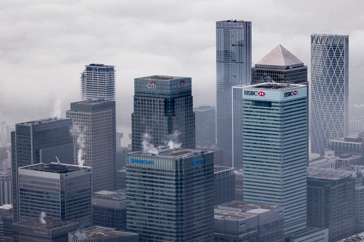Aerial Views Of London As England Starts Second Lockdown