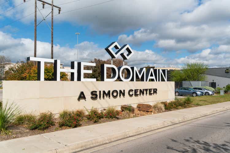 The Domain a Simon Center Norther Austin outdoor Shopping center