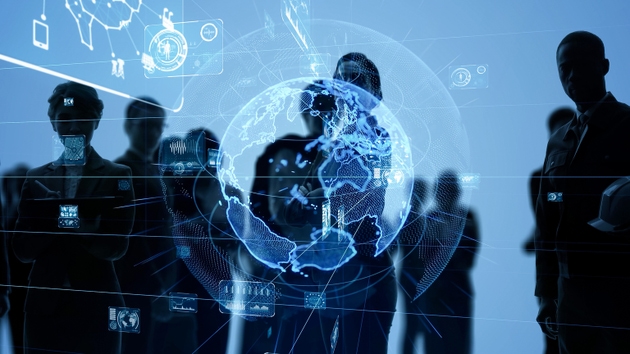 Business network concept. Group of businessperson. Teamwork. Human resources.