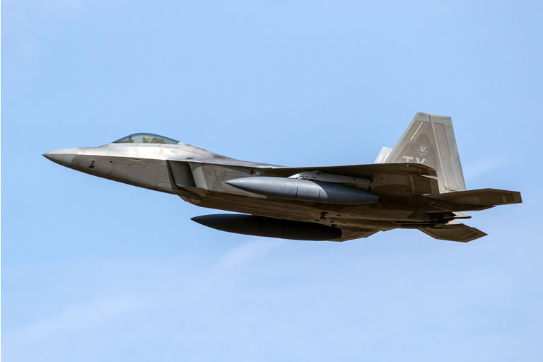 US Air Force Lockheed Martin F-22 Raptor stealth fighter