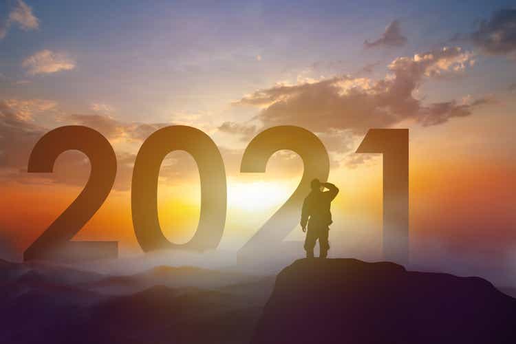 New goal, success plan in new year 2021