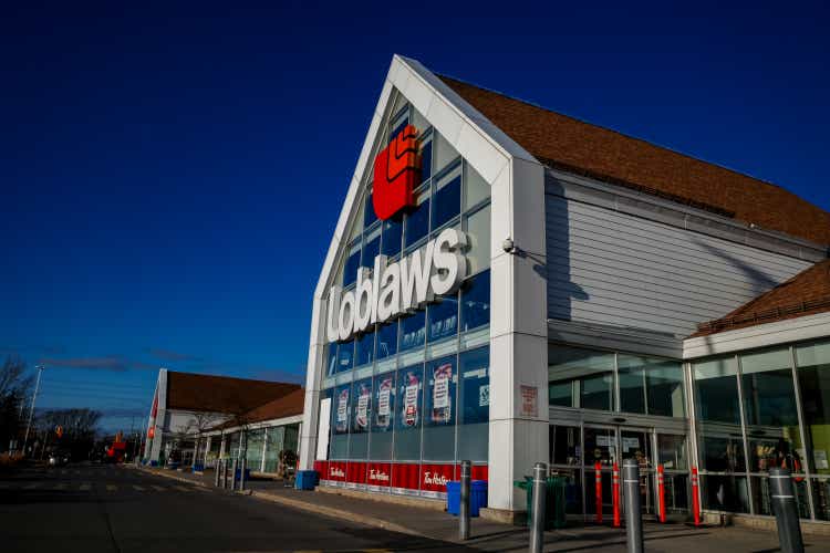 Loblaws supermarket in Ottawa, Ontario on November 18, 2020.