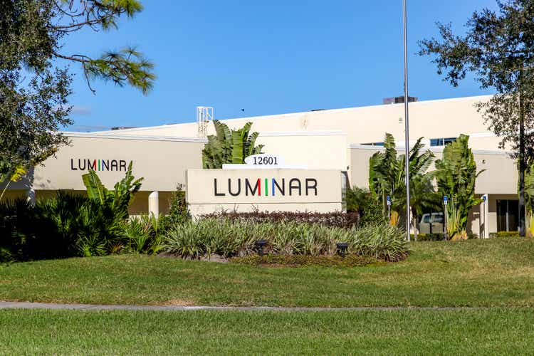 Luminar technology headquarters is shown in Orlando, Florida, USA