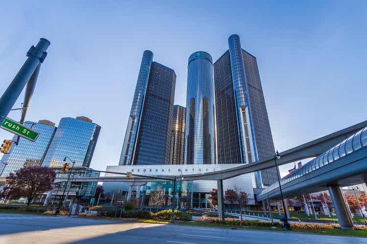 GM Renaissance Center in Detroit, Michigan