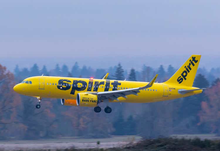 Spirit Airlines Airbus A320.