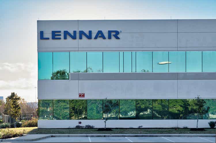 Lennar office building exterior in Houston, TX.