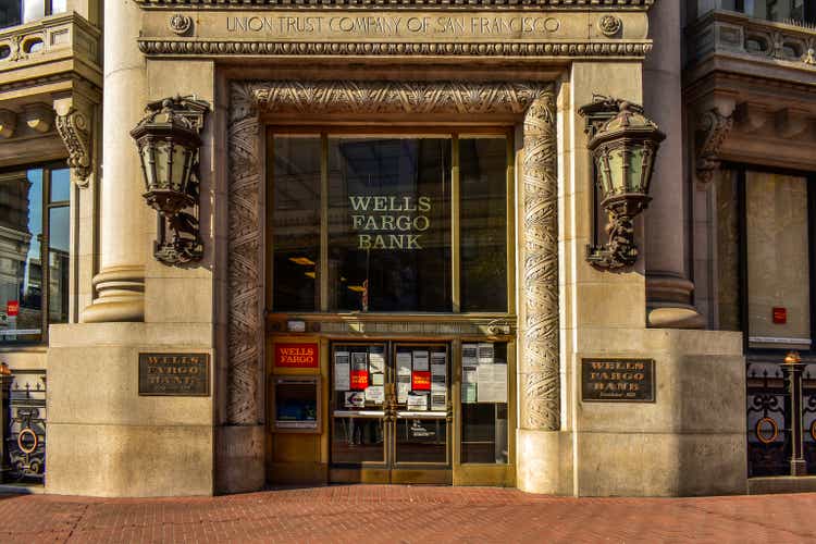 Wells Fargo Bank Branch in San Francisco.