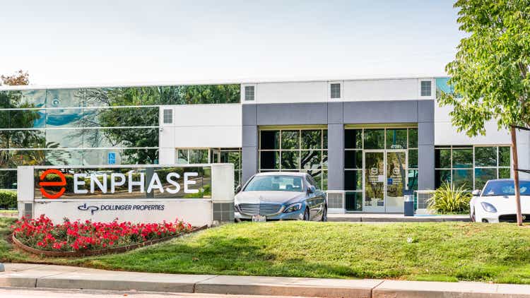 Enphase's headquarters in Silicon Valley