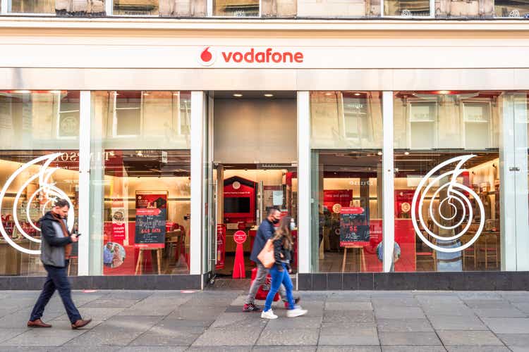 Vodafone high street store