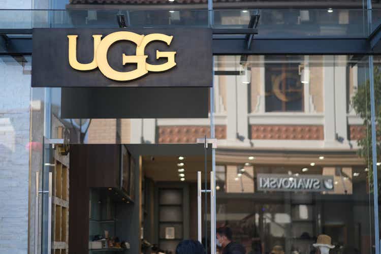 Facade of UGG store