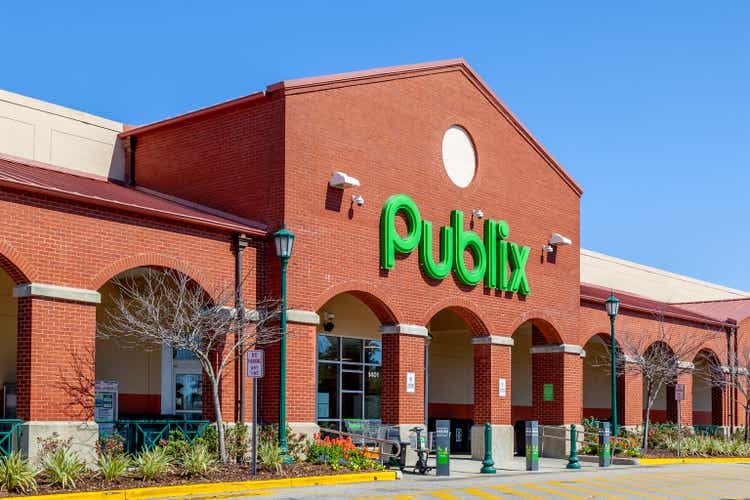 Exterior view of one Publix Super Markets.