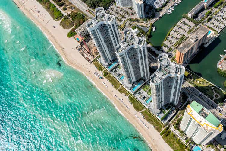 Florida Beach Resort Aerial