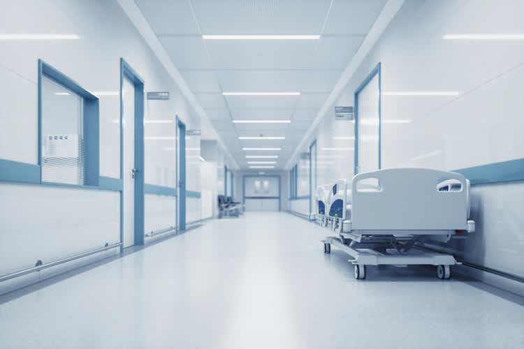 Modern Hospital Corridor