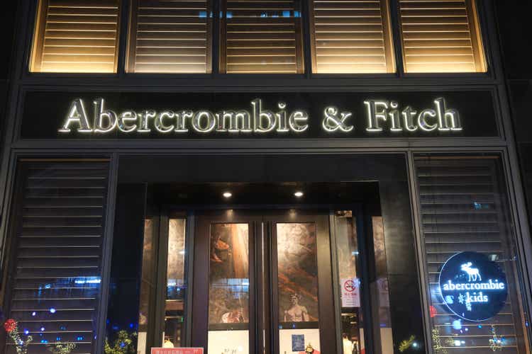 Facade of Abercrombie Fitch store