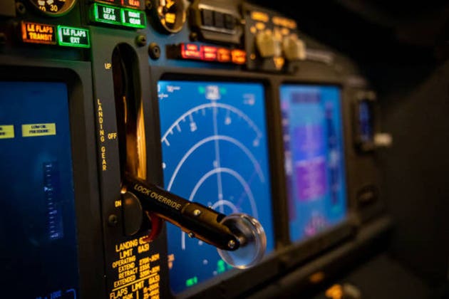 Airliner Landing Gear Lever