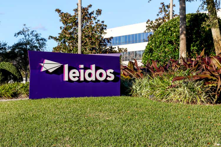 Leidos office building in Orlando, Florida, USA.