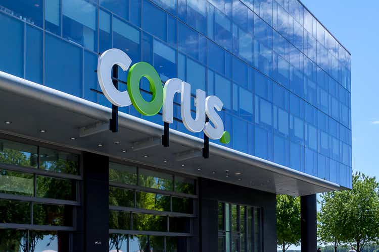 Corus Entertainment Headquarters office building in Toronto.