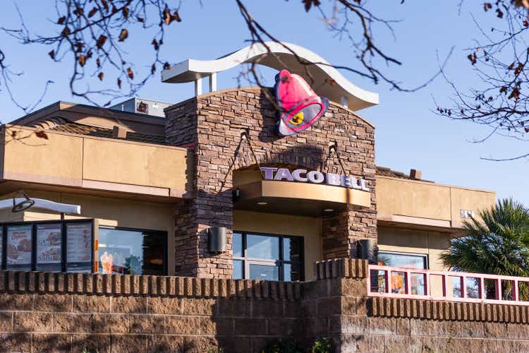 Taco Bell location in East San Francisco Bay Area