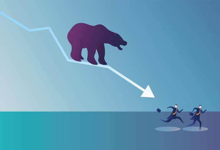 The bear market"s fall caused panic