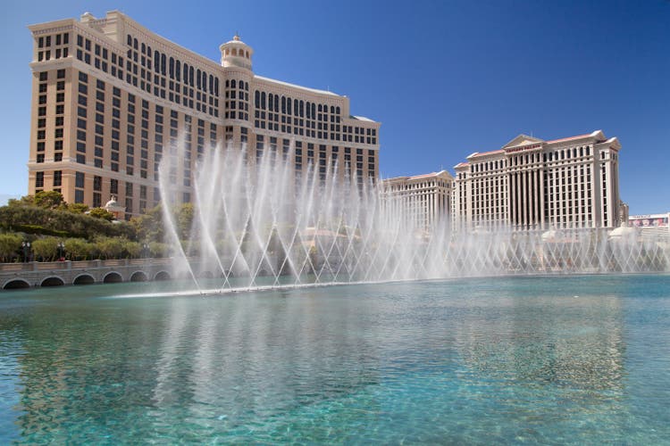 Bellagio and Caesars Palace