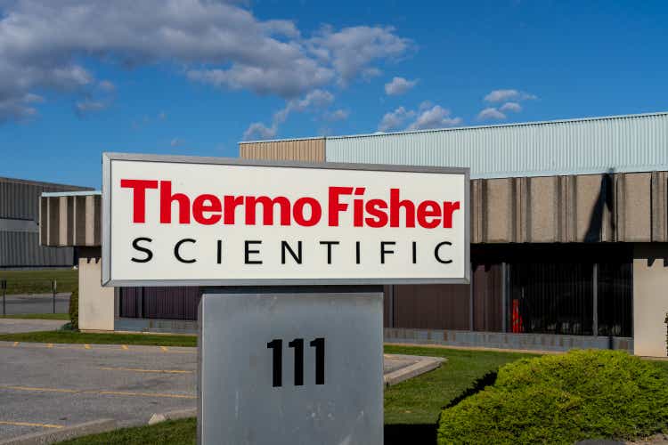 Thermo Fisher Scientific office in Whitby, On, Canada.