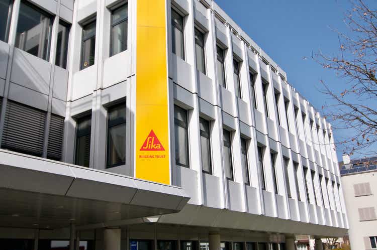Sika AG company headquarters in Zug, Switzerland