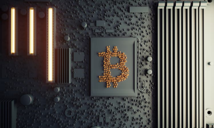 Silvergate Capital: The First Blockchain Bank (NYSE:SI) 2 Bitcoin Concept On Motherboard