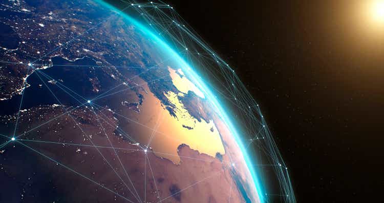 Satellite network on earth