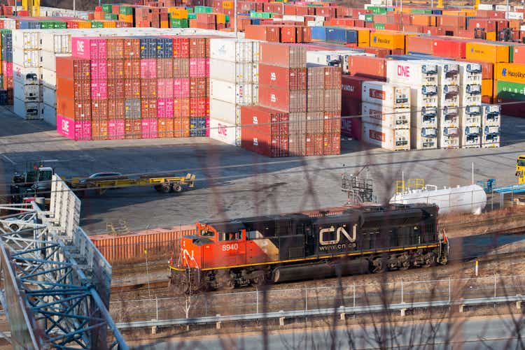 CN Rail Locomotive & Container Terminal