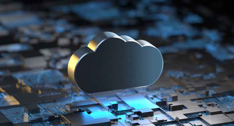 Cloud computing, data center, server rack, neural network communication, technology