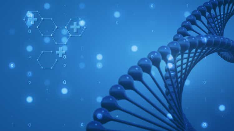 3d Illustration of DNA molecule