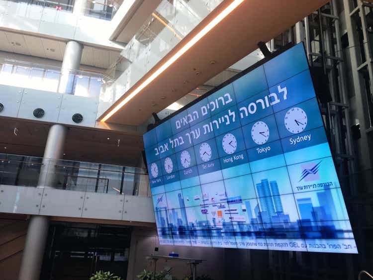 Tel Aviv Stock Exchange Building Israel