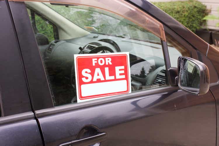 Car with For Sale Sign