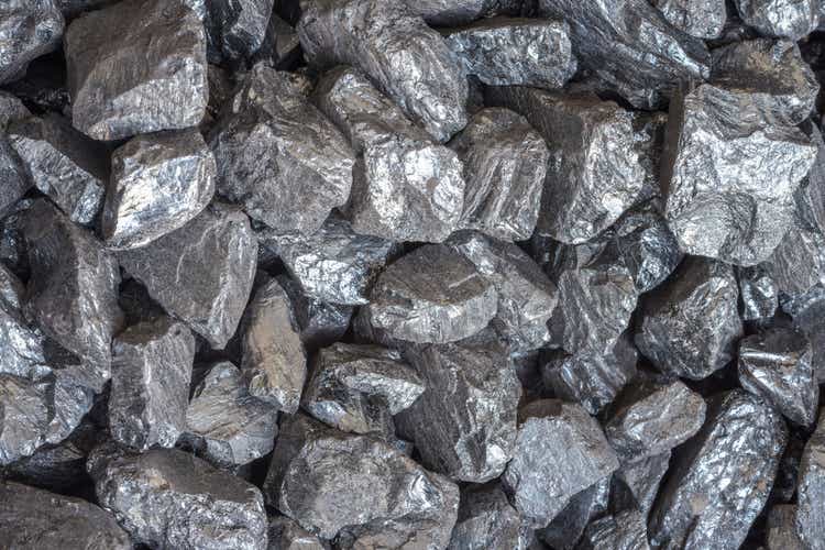 Full Frame texture of energy-efficient black eco-pea coal for heating systems