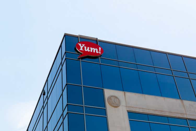 Yum! Canada head office building is seen in Vaughan, Ontario, Canada