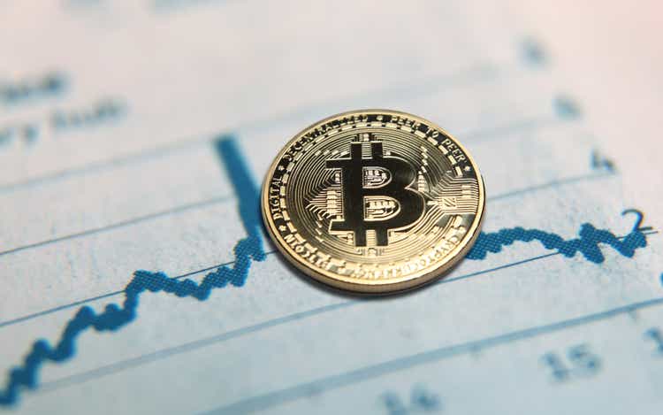 Bitcoin cryptocurrency blockchain finance chart