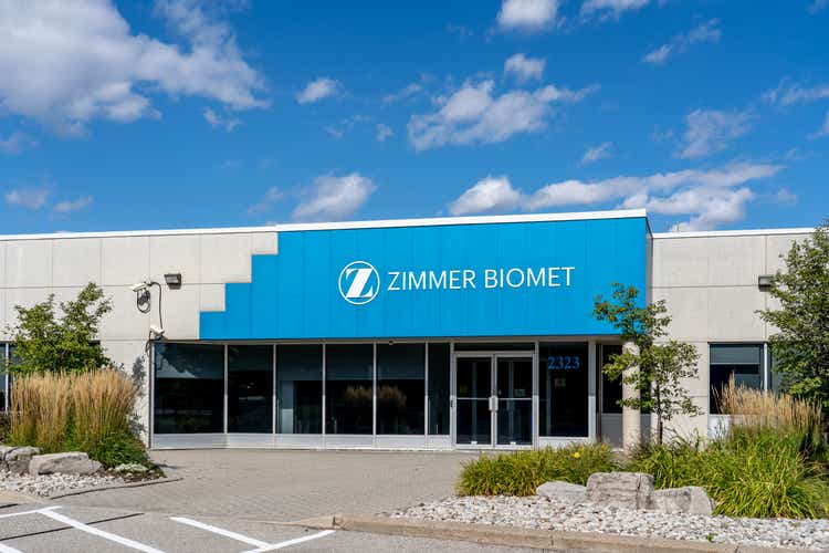 Zimmer Biomet office in Mississauga, Ontario, Canada.