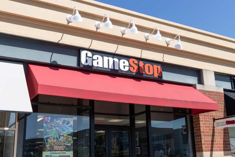 GameStop retail location. GameStop is a Video Game and electronics retailer.