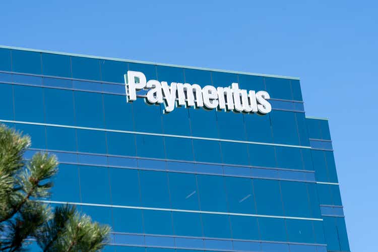 Paymentus Financial institution office building in Richmond Hill, On, Canada.